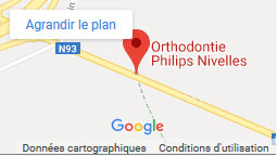 Cabinet orthodontie Philips de Nivelles Google Maps 